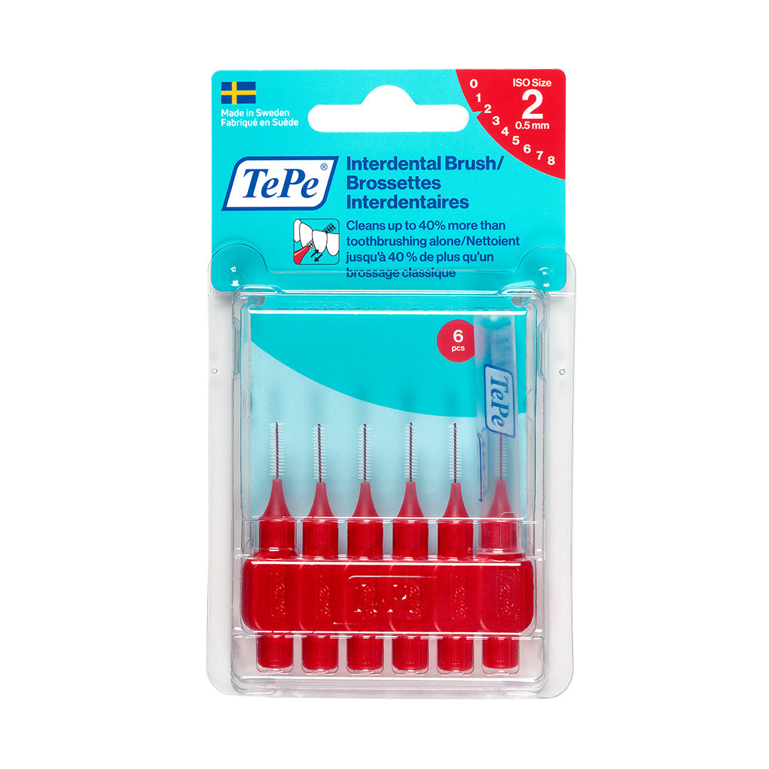 TePe Ara Yüz Fırçası 0.5 mm Kırmızı (6'lı Paket)