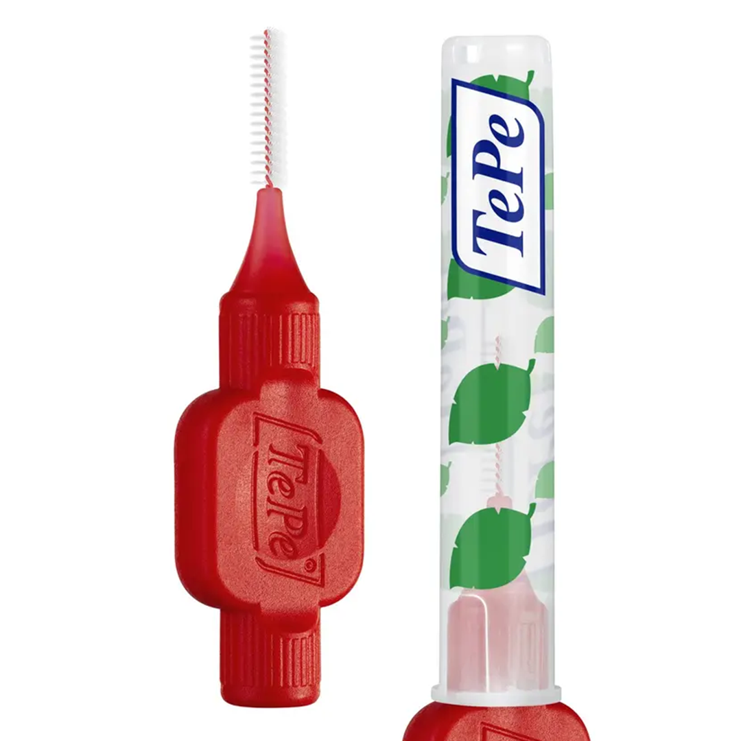 TePe Ekstra Yumuşak (X-Soft) Arayüz Fırçası 0.5 mm Kırmızı (8'li Paket)