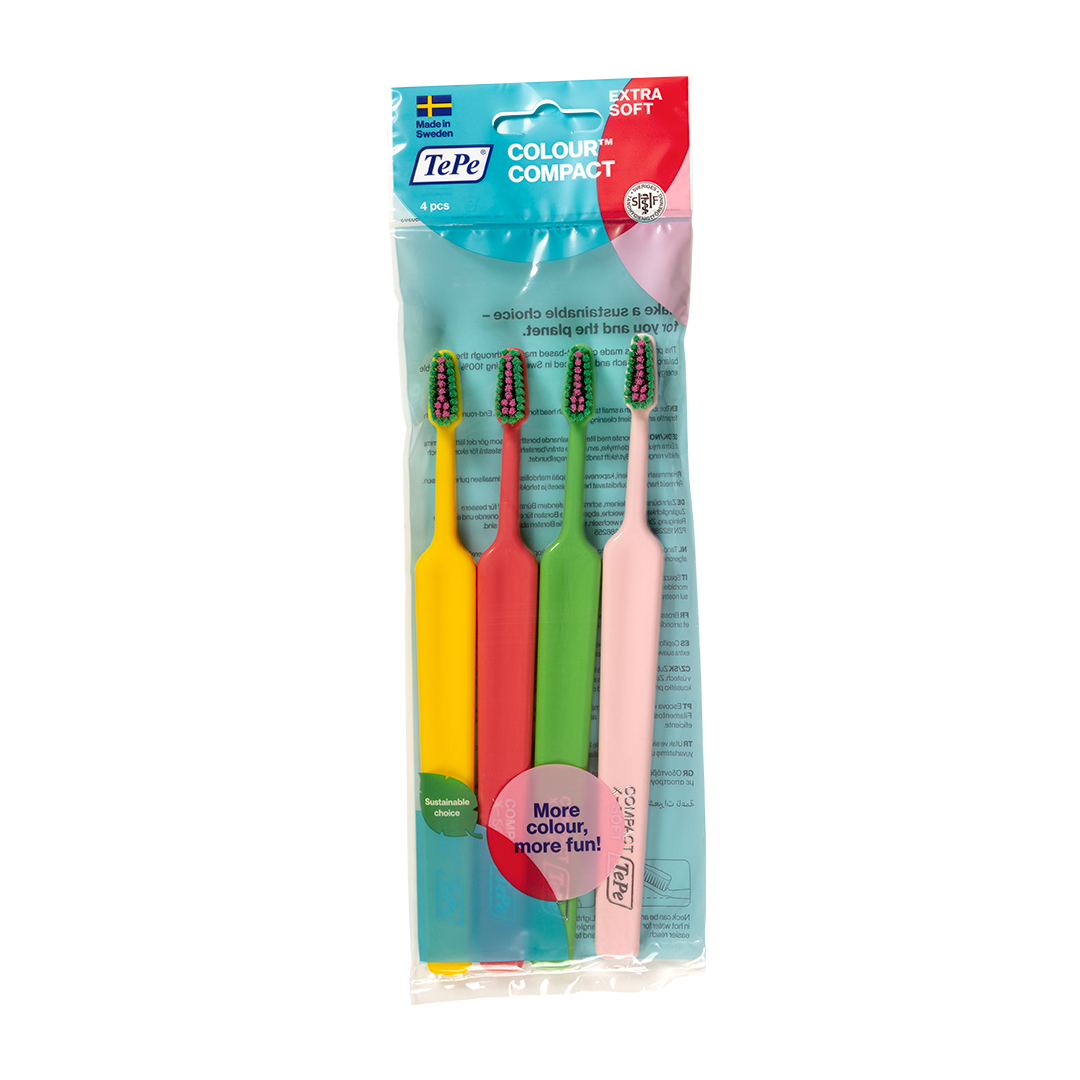 TePe Colour Kompakt Ekstra Yumuşak (4'lü Paket)
