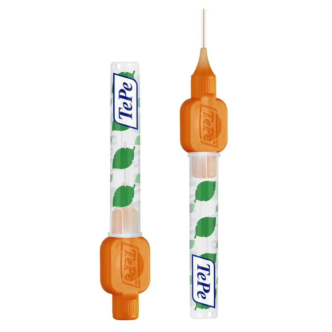 TePe Ekstra Yumuşak (X-Soft) Arayüz Fırçası 0.45 mm Turuncu (8'li Paket)