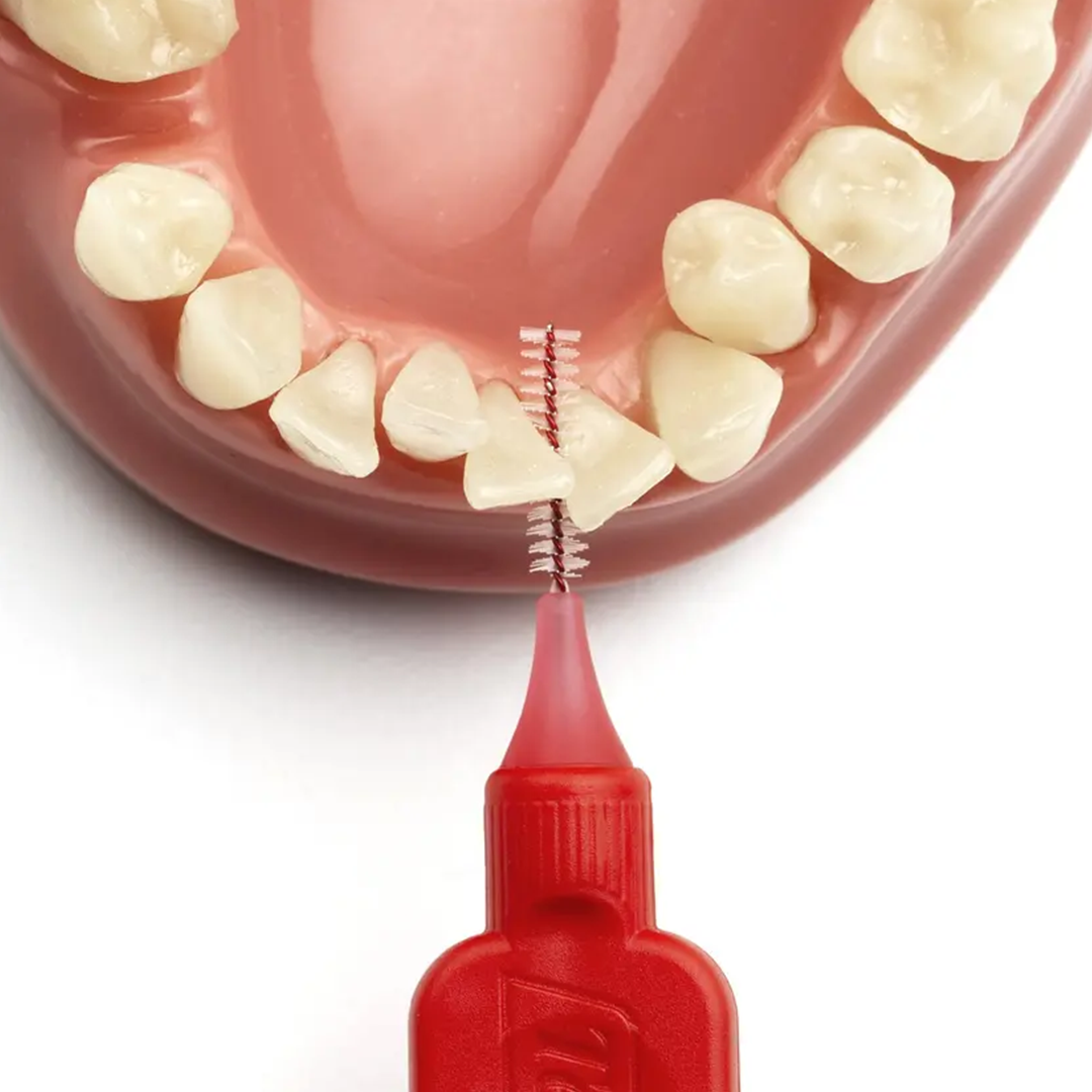 TePe Ekstra Yumuşak (X-Soft) Arayüz Fırçası 0.5 mm Kırmızı (8'li Paket)