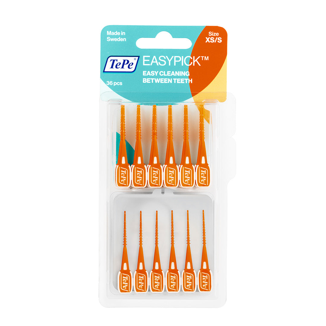 TePe EasyPick Kürdan (XS/S) Turuncu (36'lı Paket)