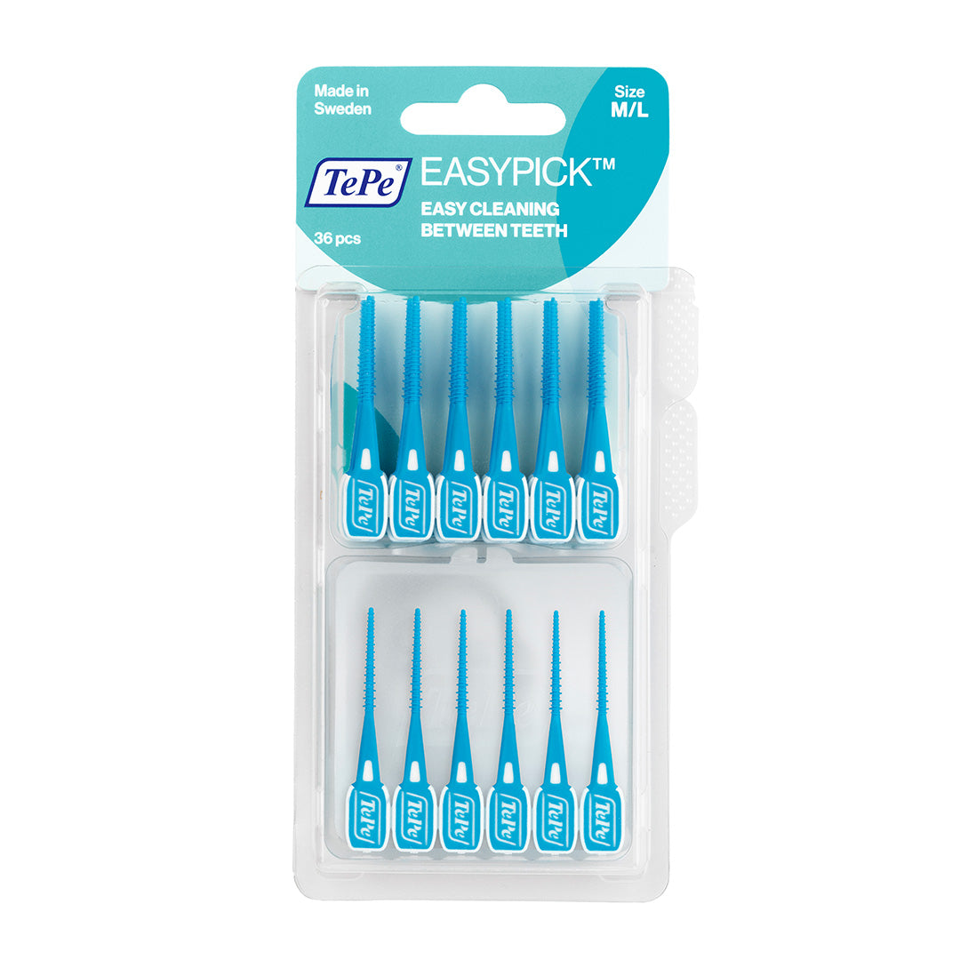 TePe EasyPick Turuncu Kürdan (M/L - Medium/Large) (36'lı Paket)