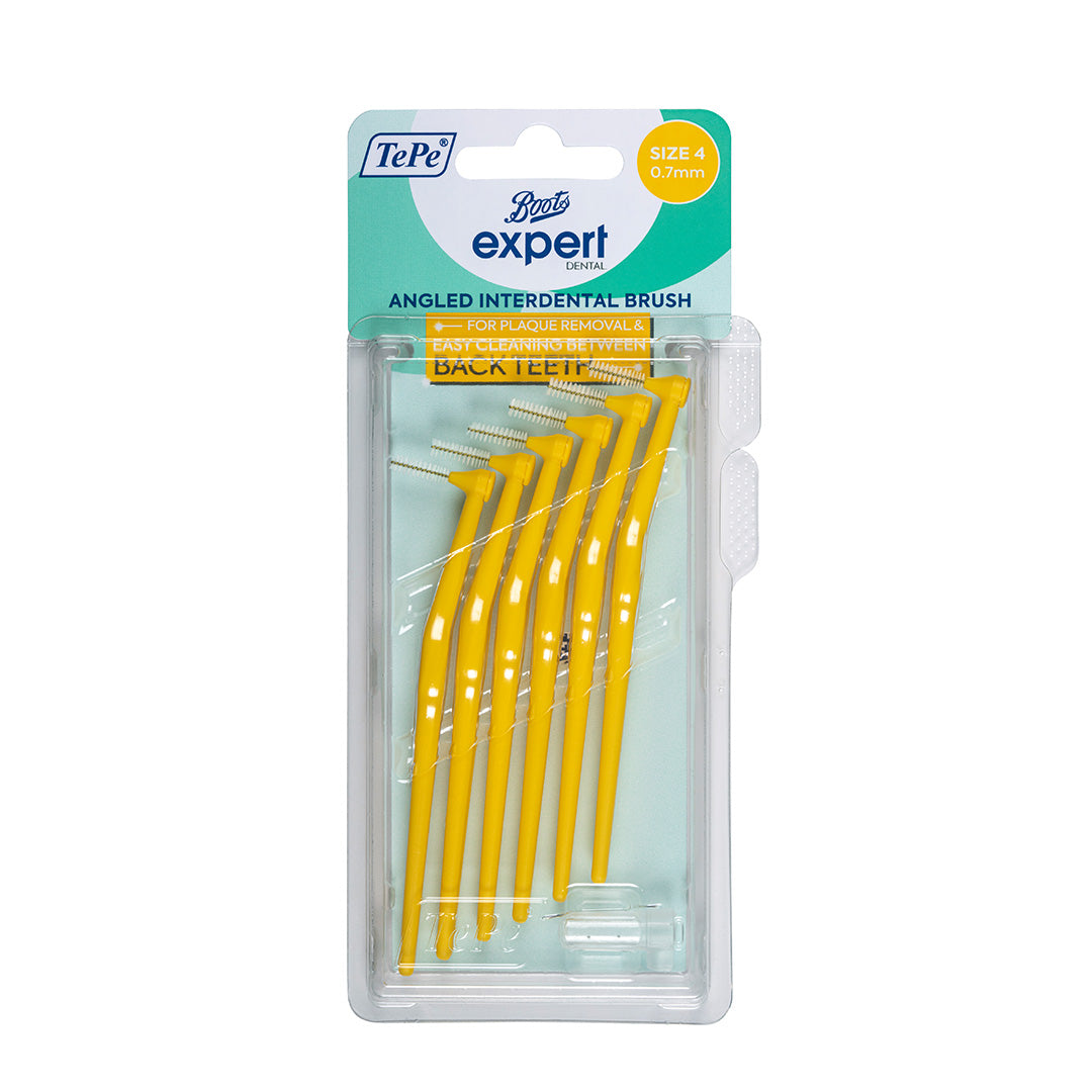 TePe Angle Arayüz Fırçası 0.7 mm Sarı (6'lı Paket)