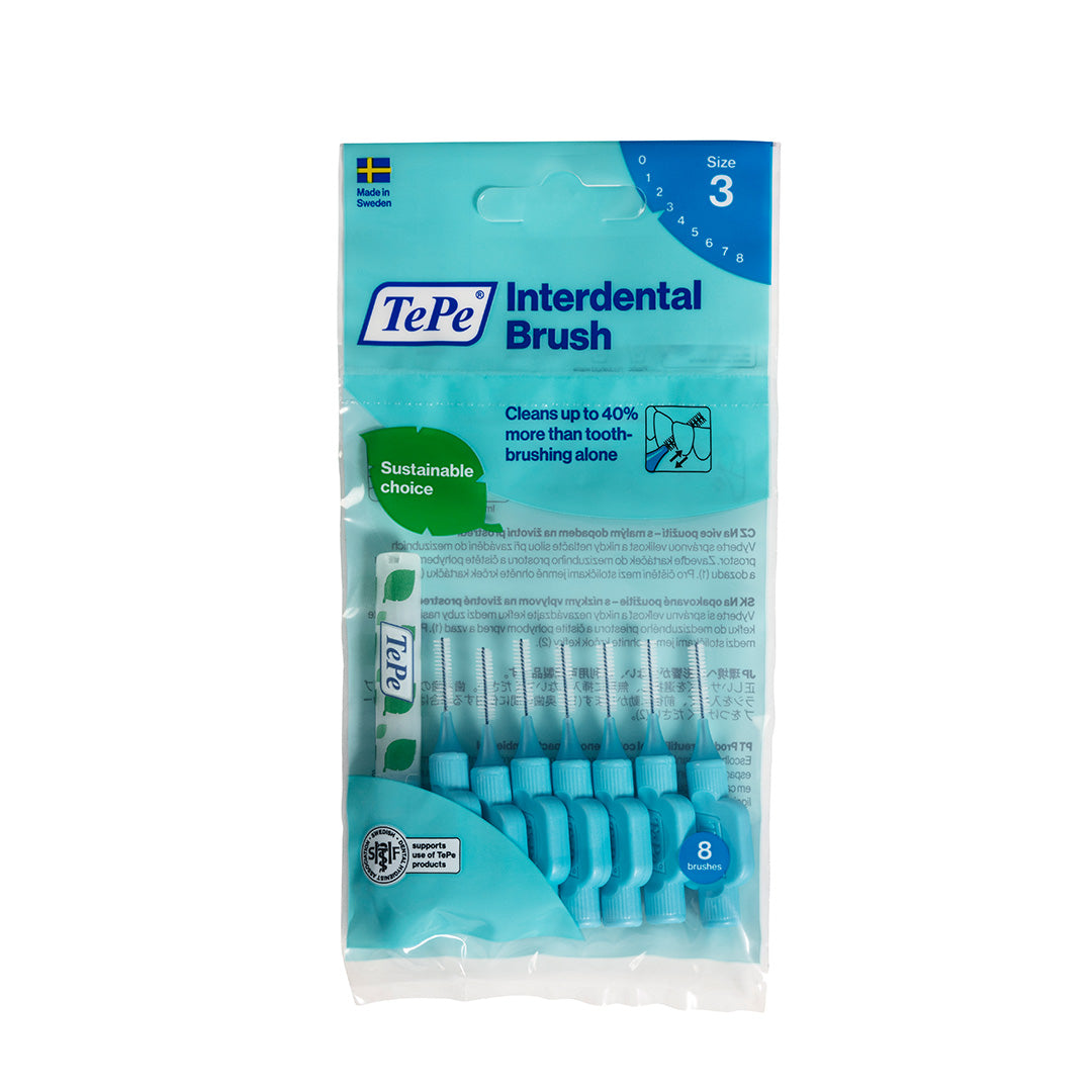 TePe Ara Yüz Fırçası 0.6 mm Mavi (8'li Paket)