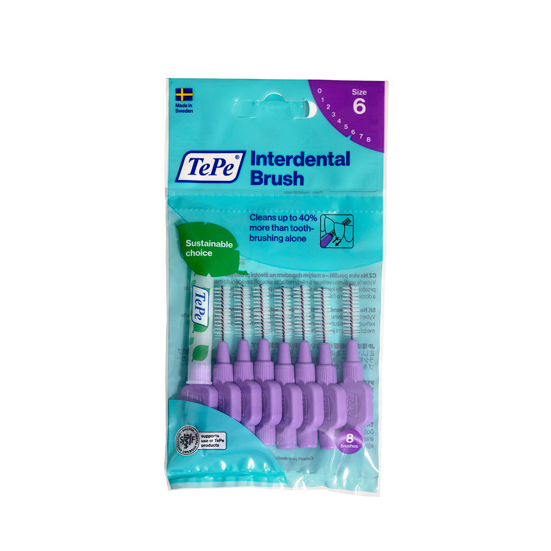 TePe Ara Yüz Fırçası 1.1 mm Mor (8'li Paket)