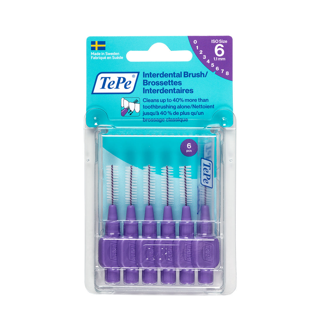 TePe Arayüz Fırçası 1.1 mm Mor (6'lı Paket)