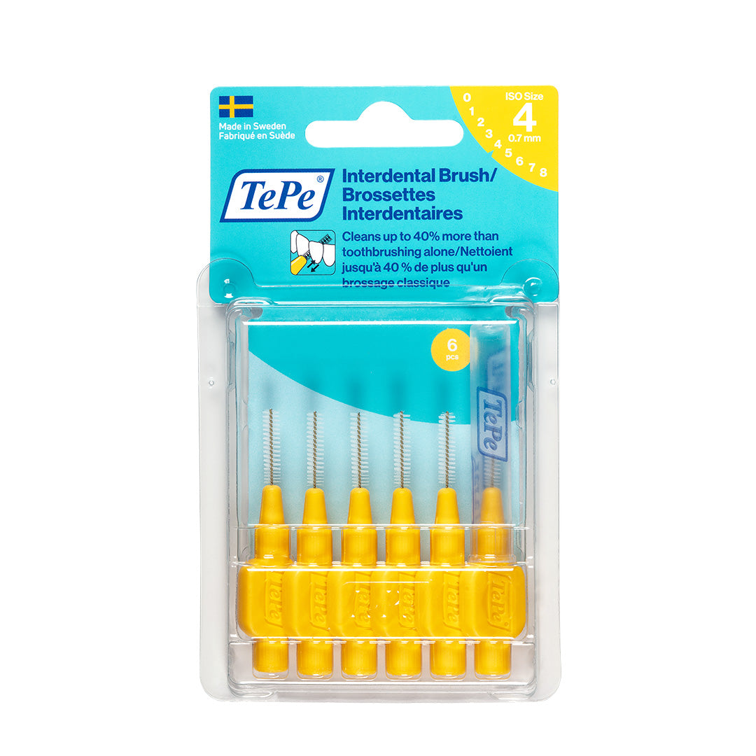 TePe Ara Yüz Fırçası Ekstra Yumuşak 0.7 mm Sarı (6'lı Paket)