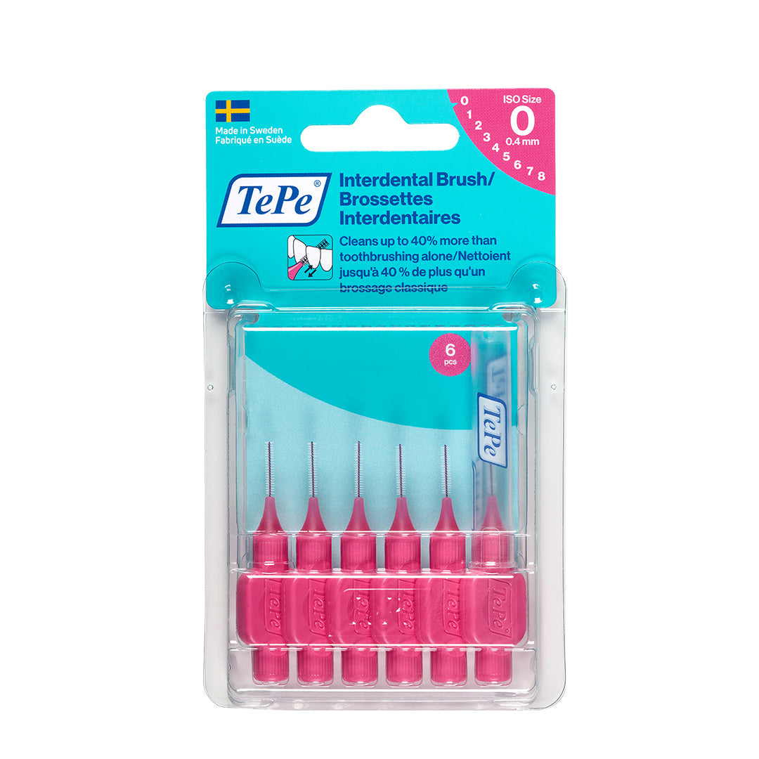 TePe Arayüz Fırçası 0.4 mm Pembe (6'lı Paket)