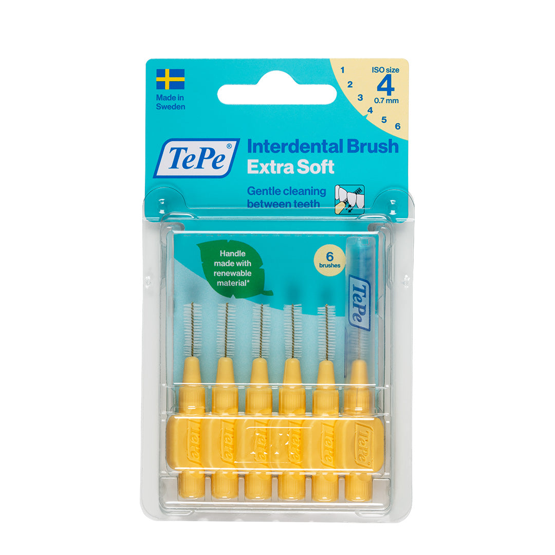 TePe Ara Yüz Fırçası 0.7 mm Sarı (6'lı Paket)