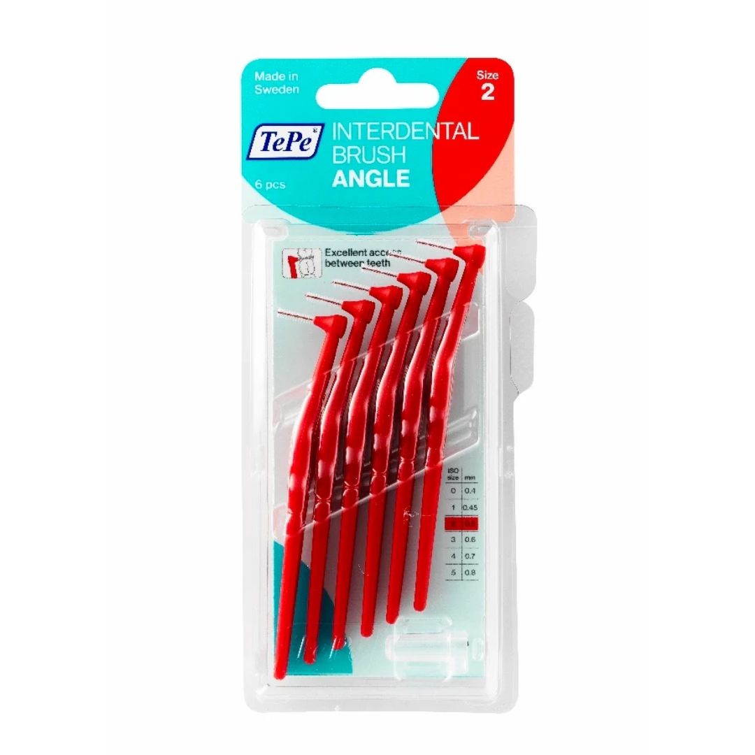 TePe Angle Arayüz Fırçası 0.5 mm Kırmızı (6'lı Paket)