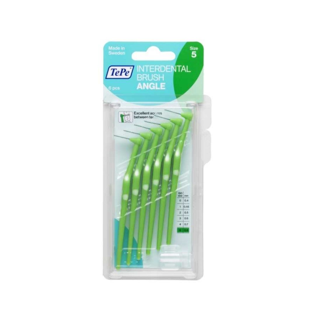 TePe Angle Arayüz Fırçası 0.8 mm Yeşil (6'lı Paket)