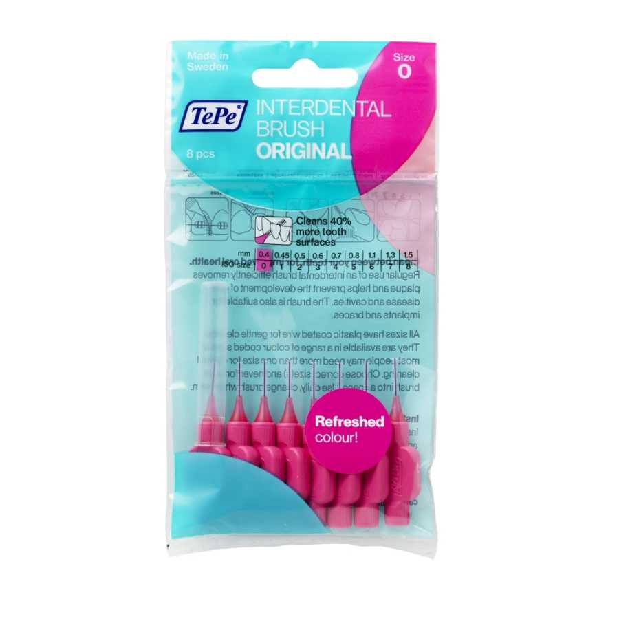 TePe Arayüz Fırçası 0.4 mm Pembe (8'li Paket)